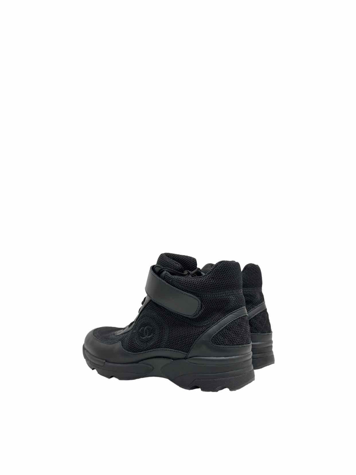 CHANEL Hi Top Black Size EU 36 Sneakers