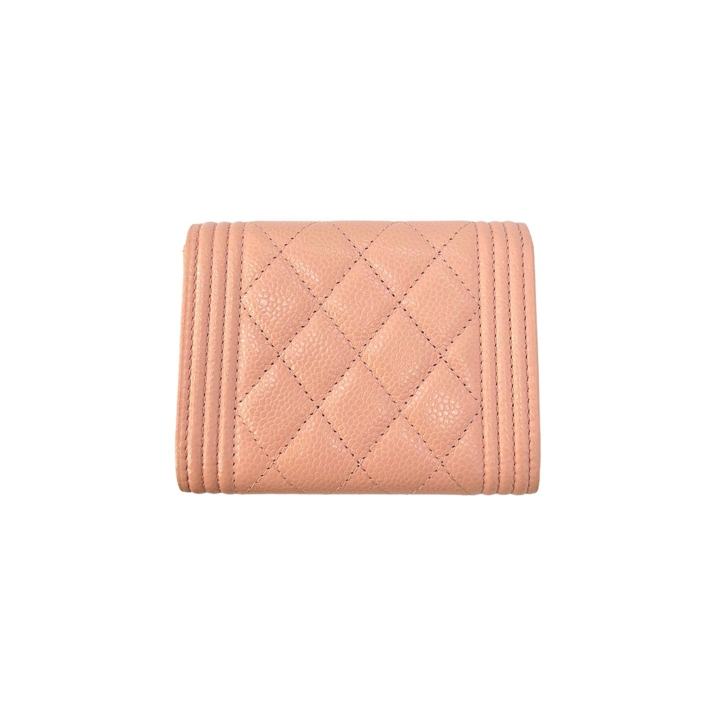 Chanel Boy Trifold Flap Compact Wallet