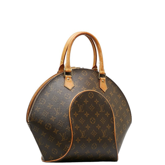 Louis Vuitton Monogram Ellipse MM Handbag 2WAY M51126 Brown PVC Leather  Louis Vuitton