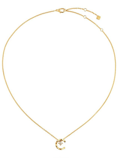 18K Coco Crush Diamond Necklace Yellow Gold Chanel