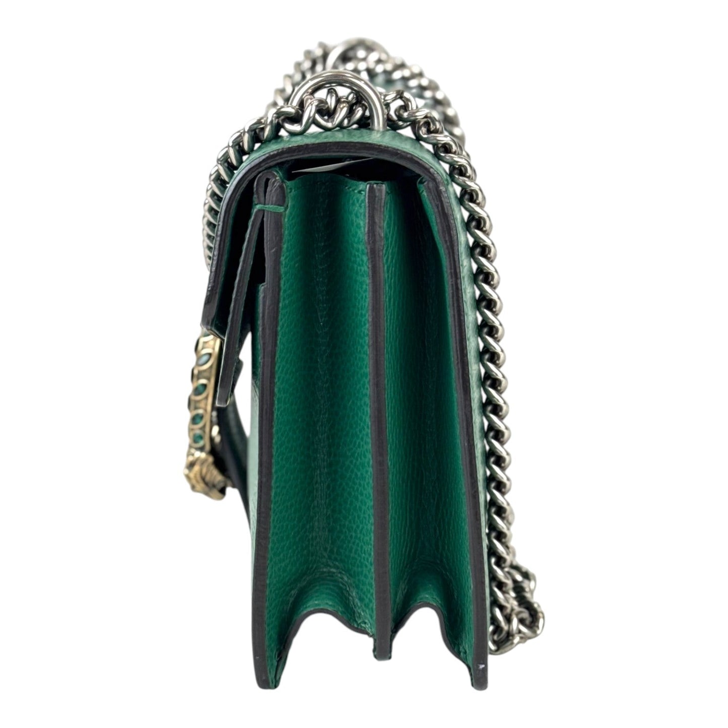 Gucci Dionysus Medium Green Leather Bag