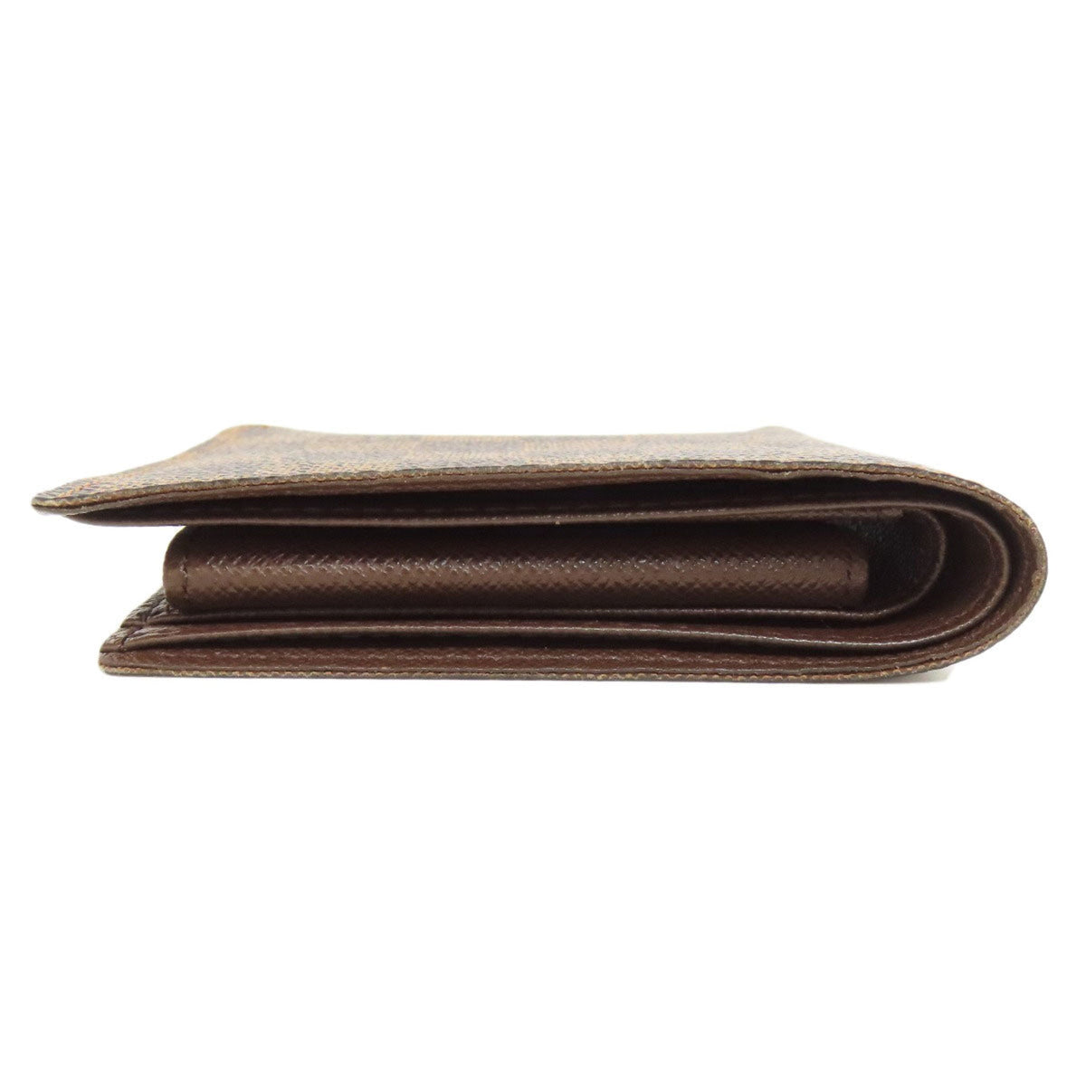 Louis Vuitton Damier Canvas Ebene Damier Canvas Wallet (Bi-Fold)