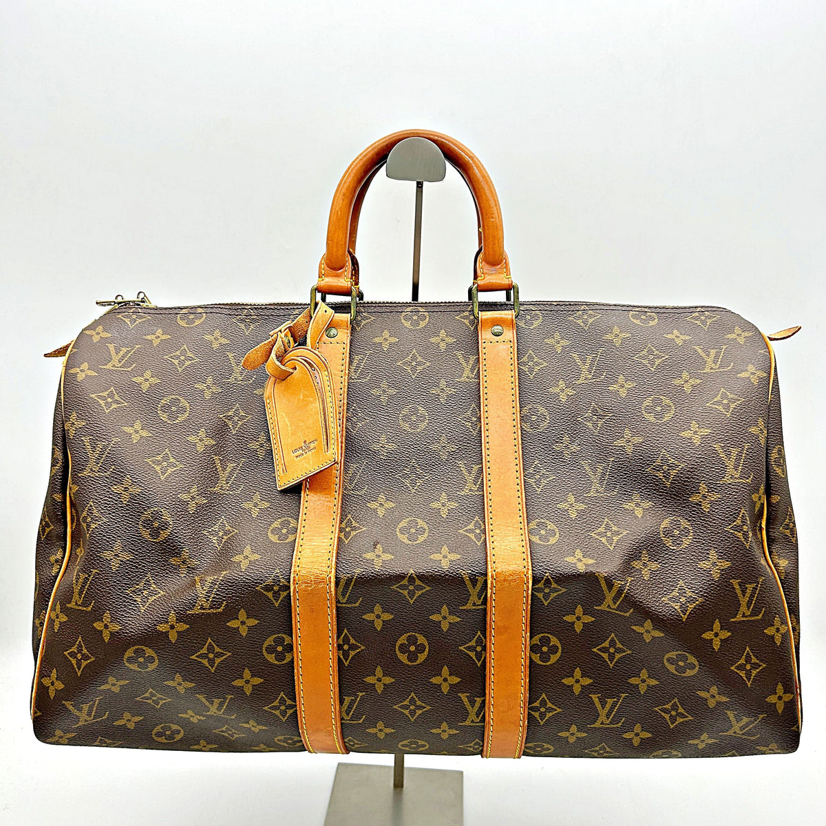 Louis Vuitton | Bags | Vintage Louis Vuitton Lv Boston Bag Keepall 5 Browns Monogram  AF753