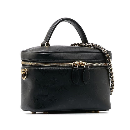 Louis Vuitton Monogram Ink Vanity PM Vanity Bag Shoulder Bag 2WAY M57118 Noir Black Leather  Louis Vuitton