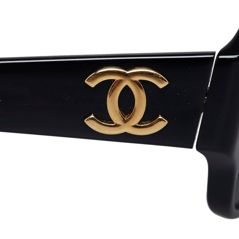 Chanel Vintage Cocomark Boston Gold  un Glasses 0006 Black   Chanel