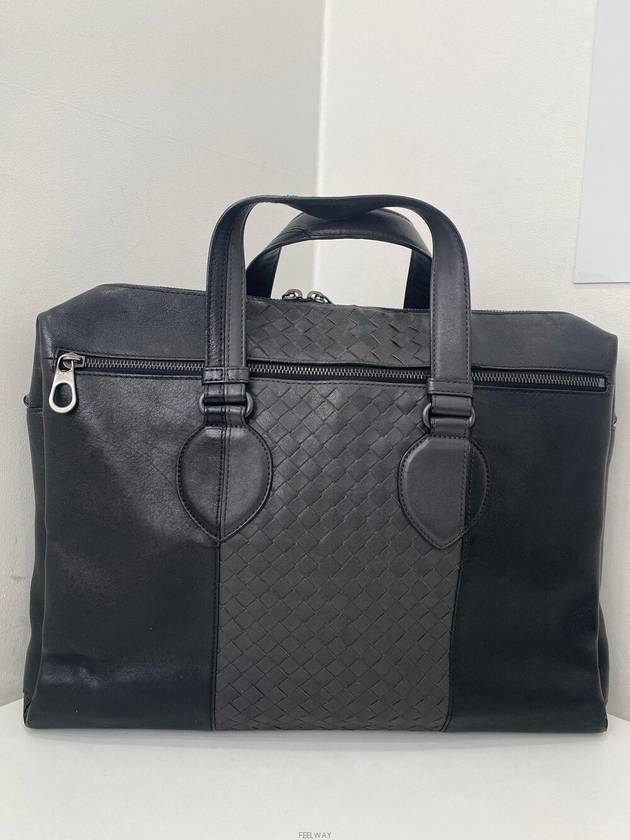 Luxury Bottega Veneta Intrecciato business briefcase