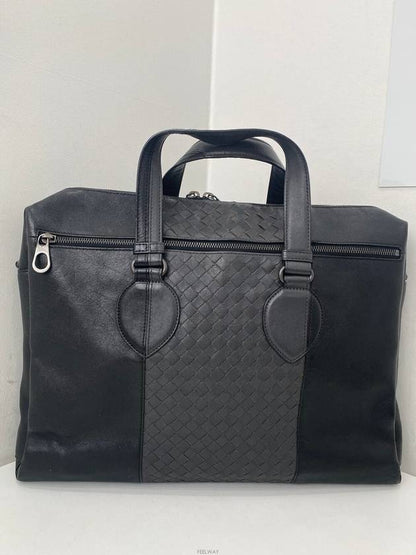 Luxury Bottega Veneta Intrecciato business briefcase