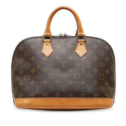 Louis Vuitton Monogram Alma Handbag M53151 Brown PVC Leather  Louis Vuitton
