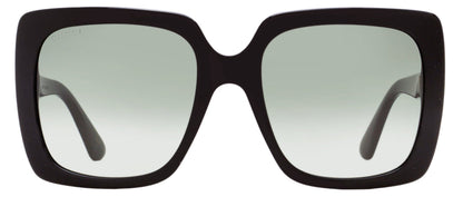 Gucci Women's Crystal Logo Sunglasses GG0418S 001 Black 54mm