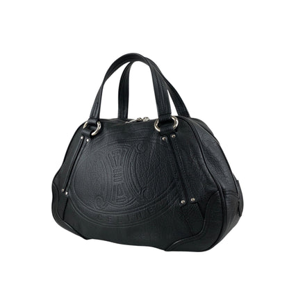 CELINE  Small Boston bag Handbag Black Vintage 2bg7ri
