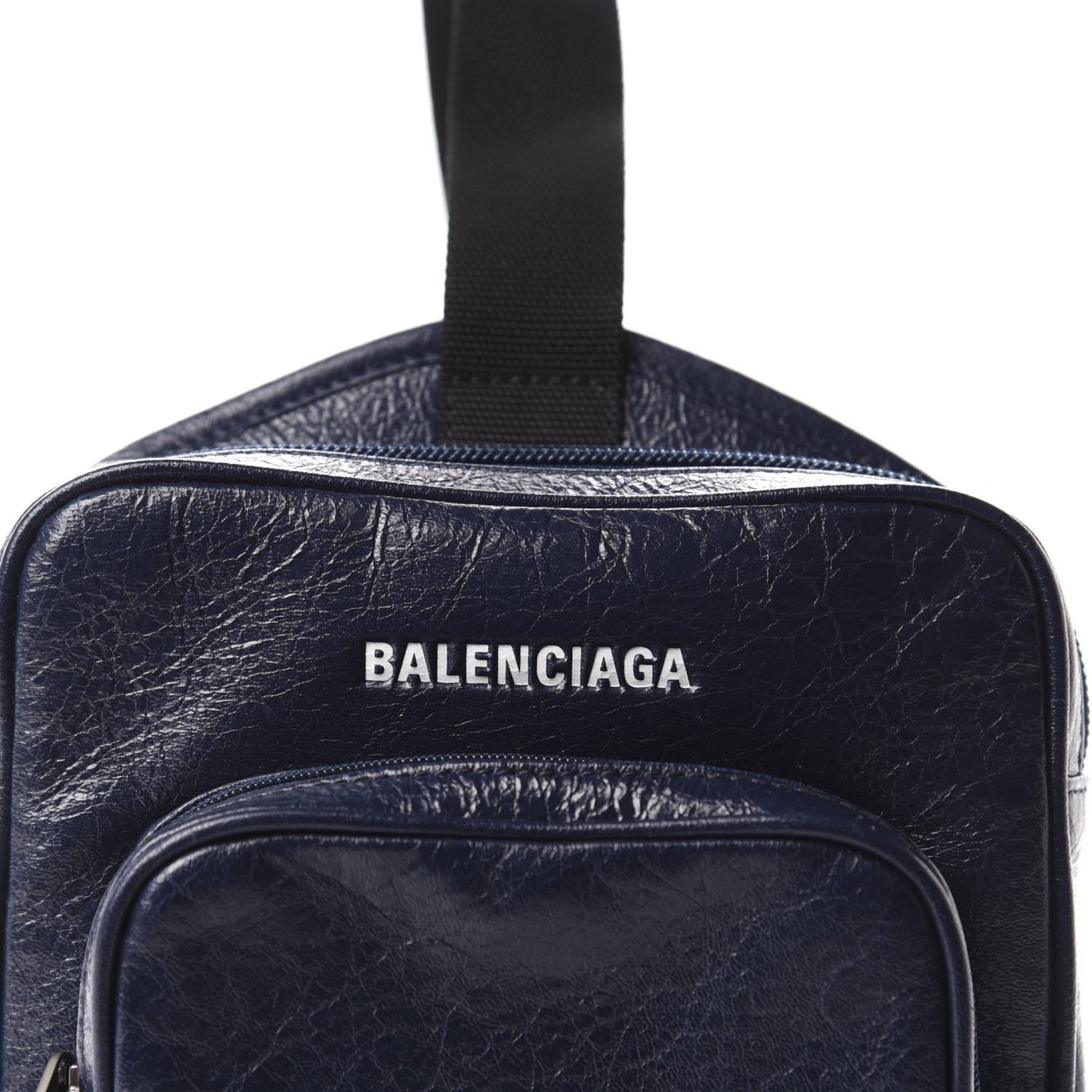 Balenciaga Arena Blue Lambskin Leather Backpack Bag 620260