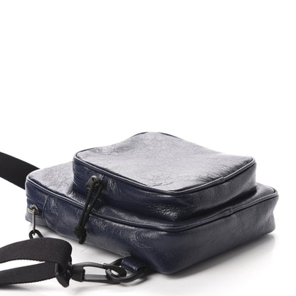 Balenciaga Arena Blue Lambskin Leather Backpack Bag 620260
