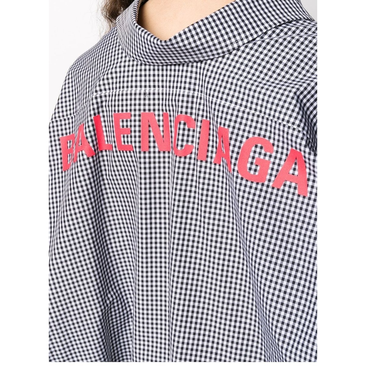 Cocoon Swing Gingham Shirt