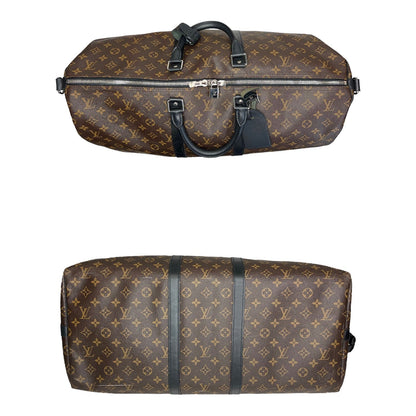 Louis Vuitton Monogram Macassar Keepall Bandoulière 55