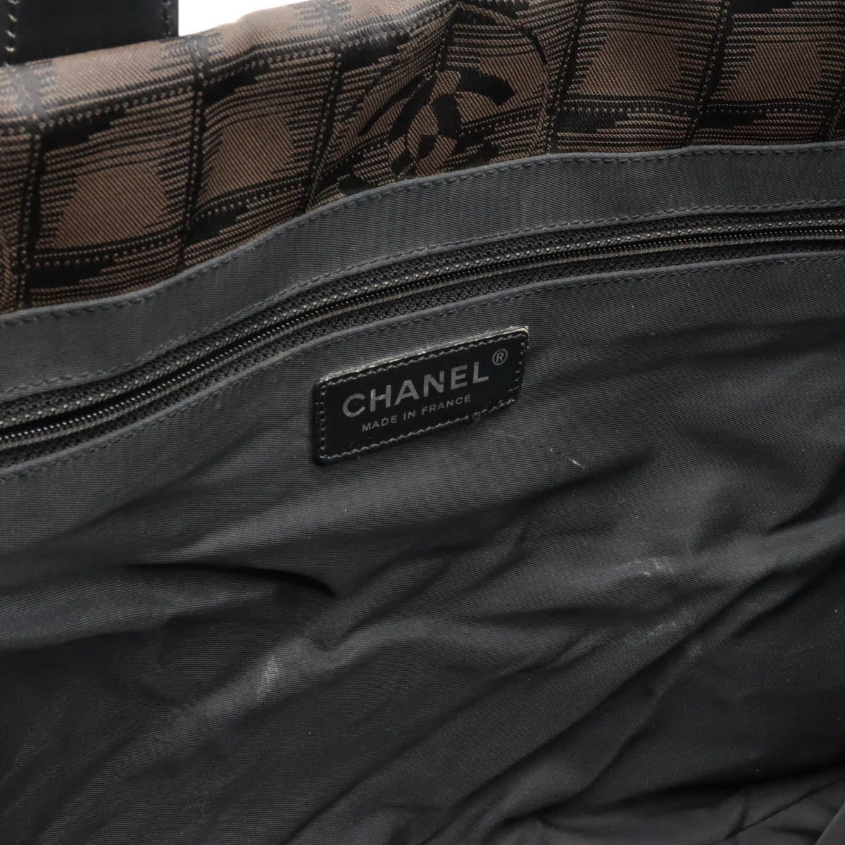 CHANEL NEW LABEL LINE  MM TORTE BAG NYLON JAGGARD BLACK BLACK BLACK A15991 BLUMIN BLUMIN BLACK BLACK BLACK BLUMIN BLUMIN BLACK BLACK BLACK