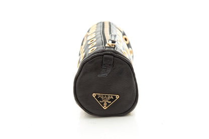 Prada Black Leather Pouch