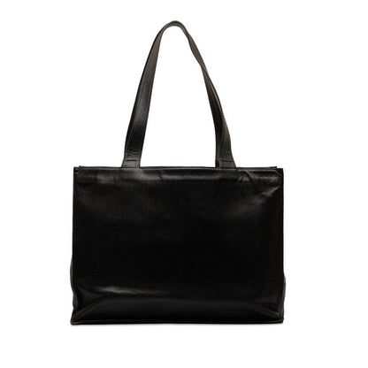 Chanel Coco HandBag Tote Bag Unclear Black Leather  Chanel