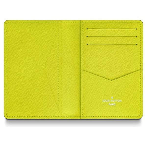 LV Pocket Organiser Taiga Monogram Jaune