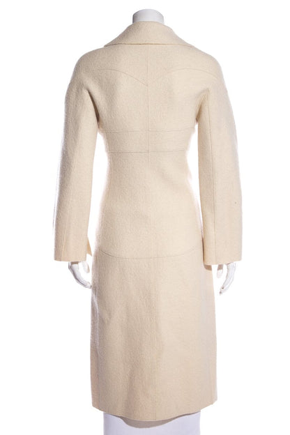 Chanel Cream FW '98 Coat SZ 38