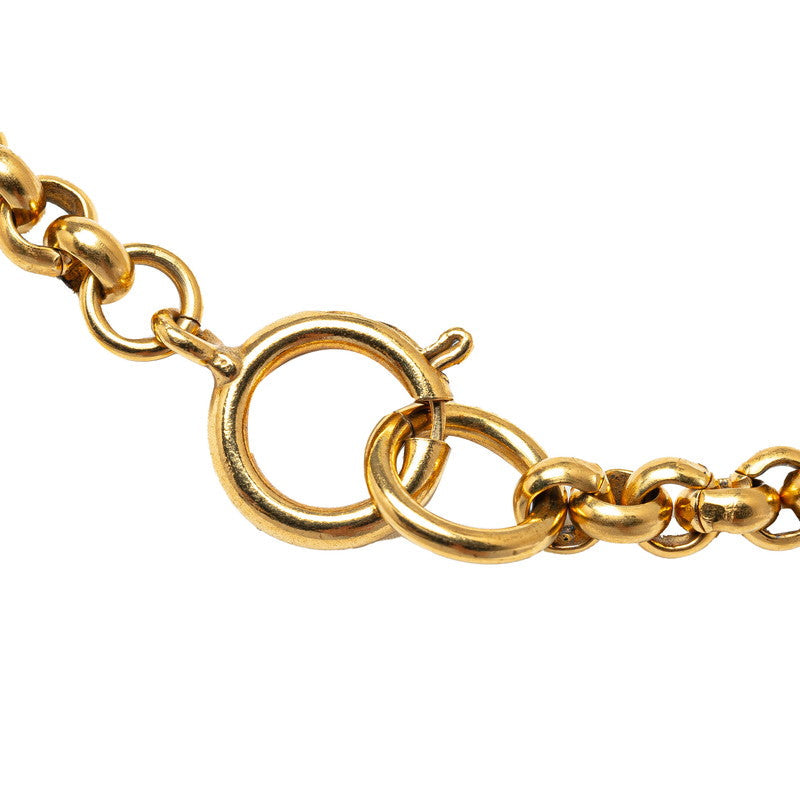 Chanel Vintage Cocomark Aztec Chain s Gold   Chanel
