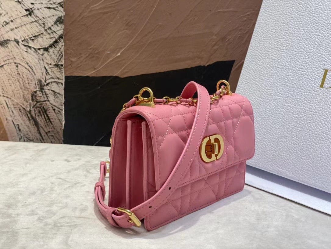 DR359 Miss Caro Mini Bag / 7 x 4.5 x 2 inches / HIGHEST QUALITY VERSION