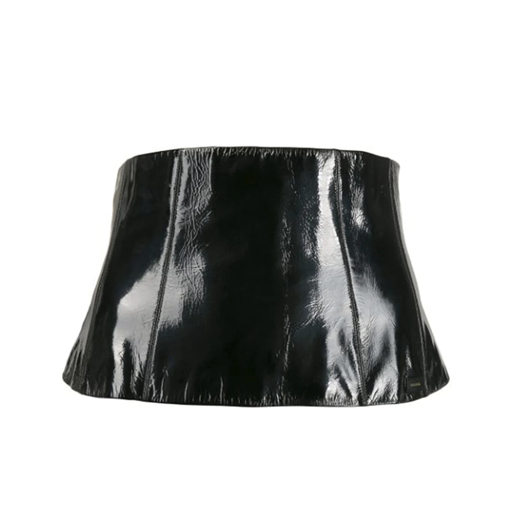 Patent Leather Corset Belt