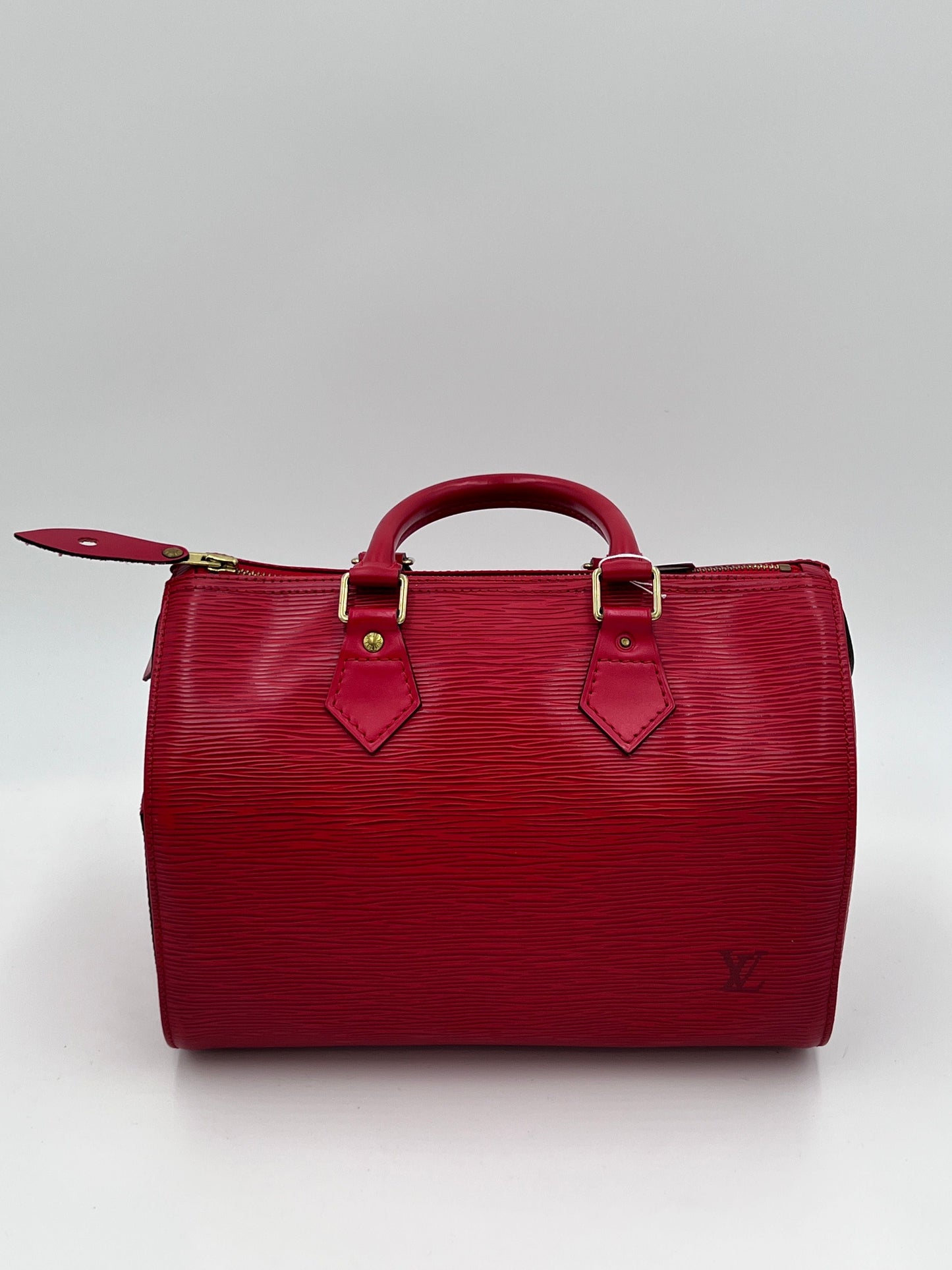 Louis Vuitton Epi Leather Speedy Vintage - Red Handle Bags, Handbags AG266O
