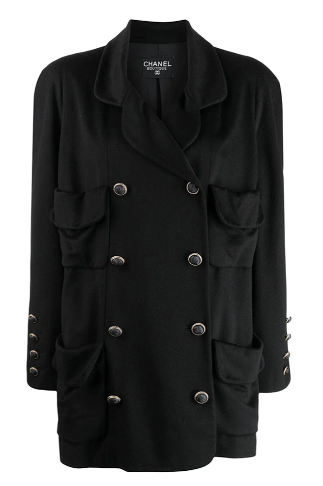 Double-Breasted Cashmere Blazer