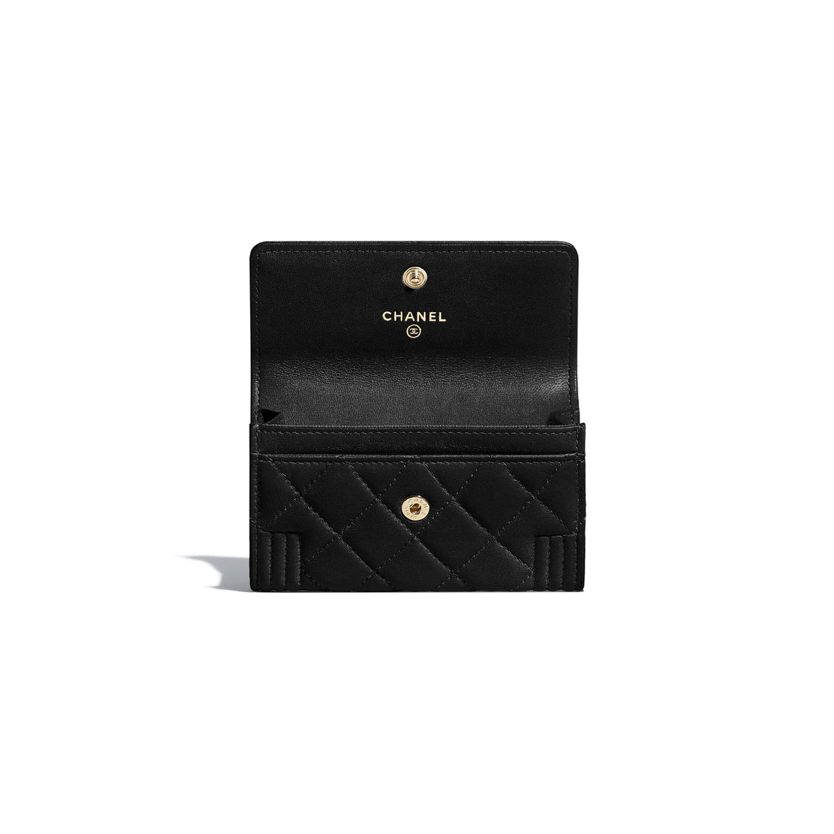 Chanel Boy Card Holder Black
