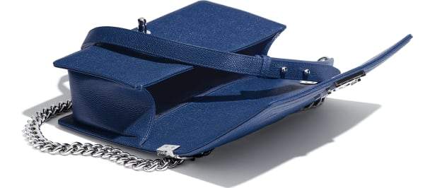 Chanel Boy Medium HandBag Navy Blue