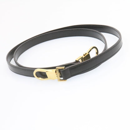 Celine Hand Bag 2way Black Gold Tone  am354b