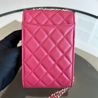*Brand New, Receipt Full Set* Caviar Phone Holder Chain Shoulder Bag No 29