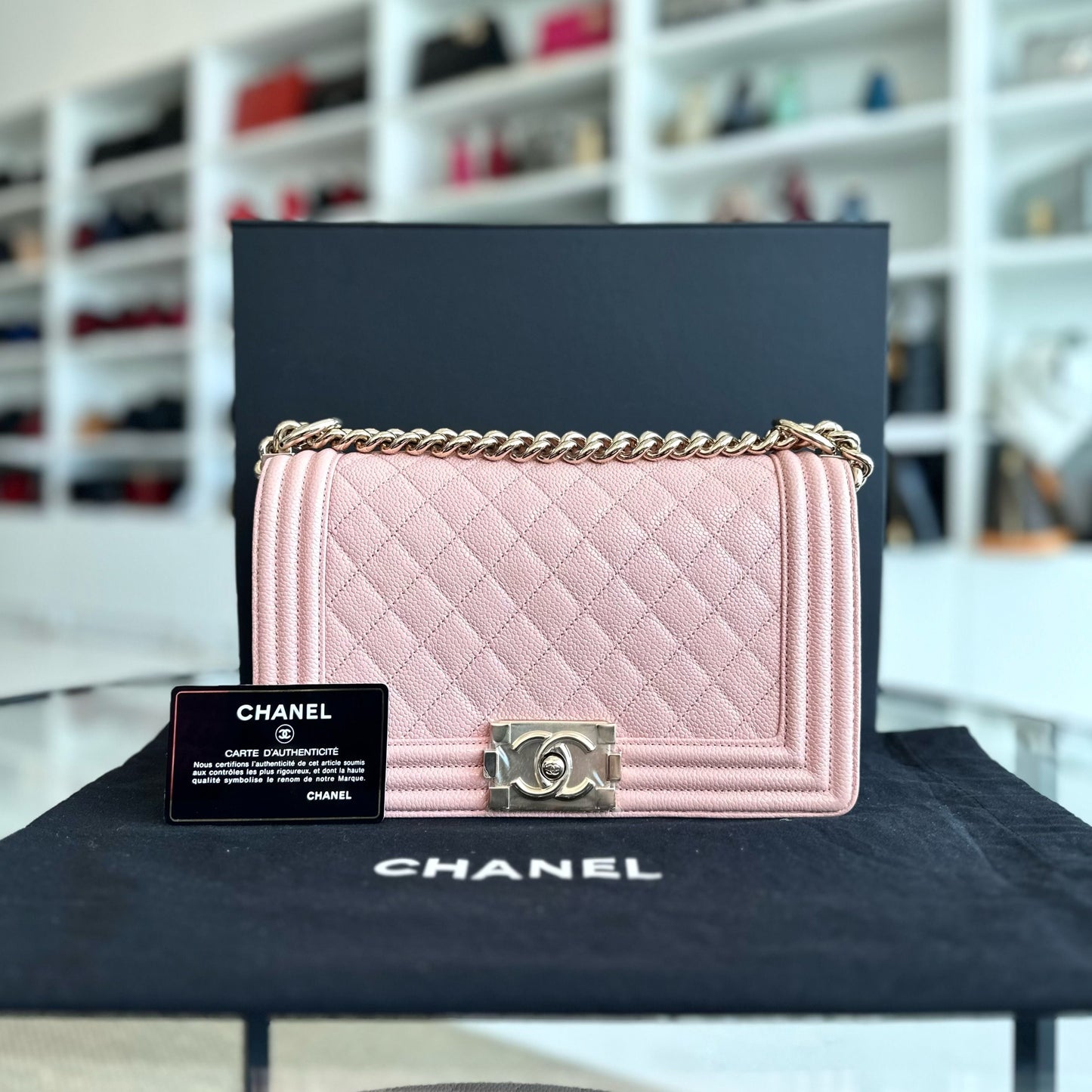 *Brand New, Series 29* Caviar Boy Old Medium 25CM Leboy Sakura Pink LGHW No 29