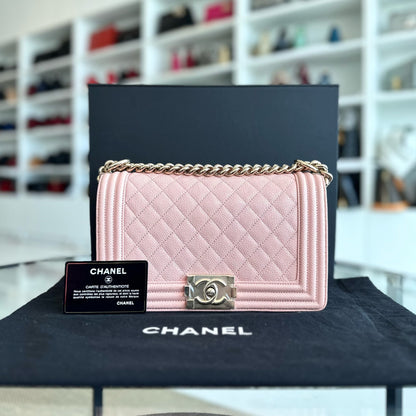 *Brand New, Series 29* Caviar Boy Old Medium 25CM Leboy Sakura Pink LGHW No 29