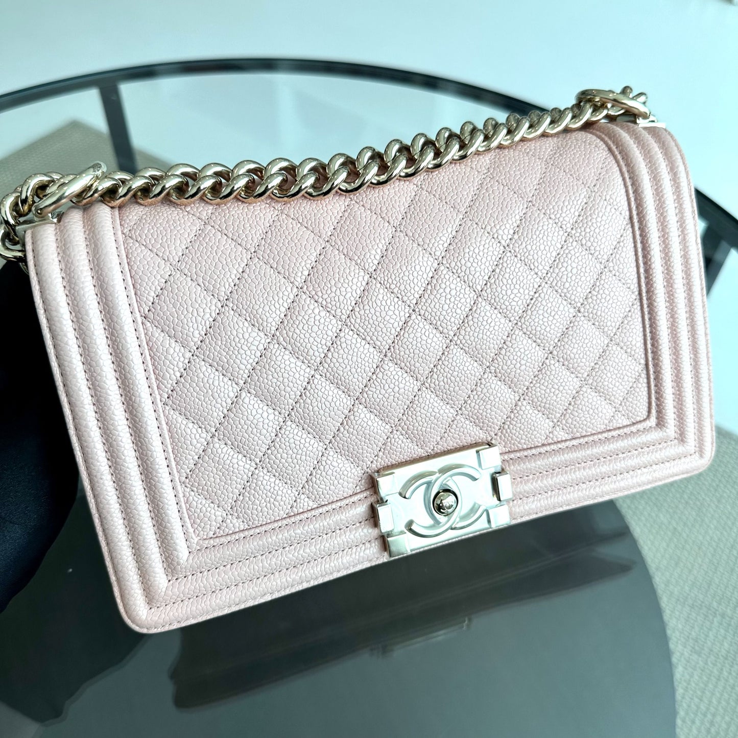 *Brand New, Series 29* Caviar Boy Old Medium 25CM Leboy Sakura Pink LGHW No 29