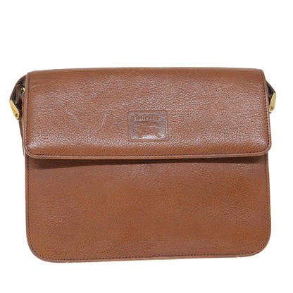 BurberrySs Shoulder Bag Leather Brown Auth bs11137