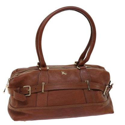 Burberry Shoulder Bag Leather Brown Auth bs11191