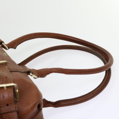 Burberry Shoulder Bag Leather Brown Auth bs11191