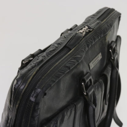 Burberry Shoulder Bag Leather 2Set Brown Black Auth bs11672