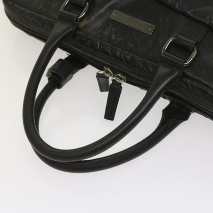 Burberry Shoulder Bag Leather 2Set Brown Black Auth bs11672