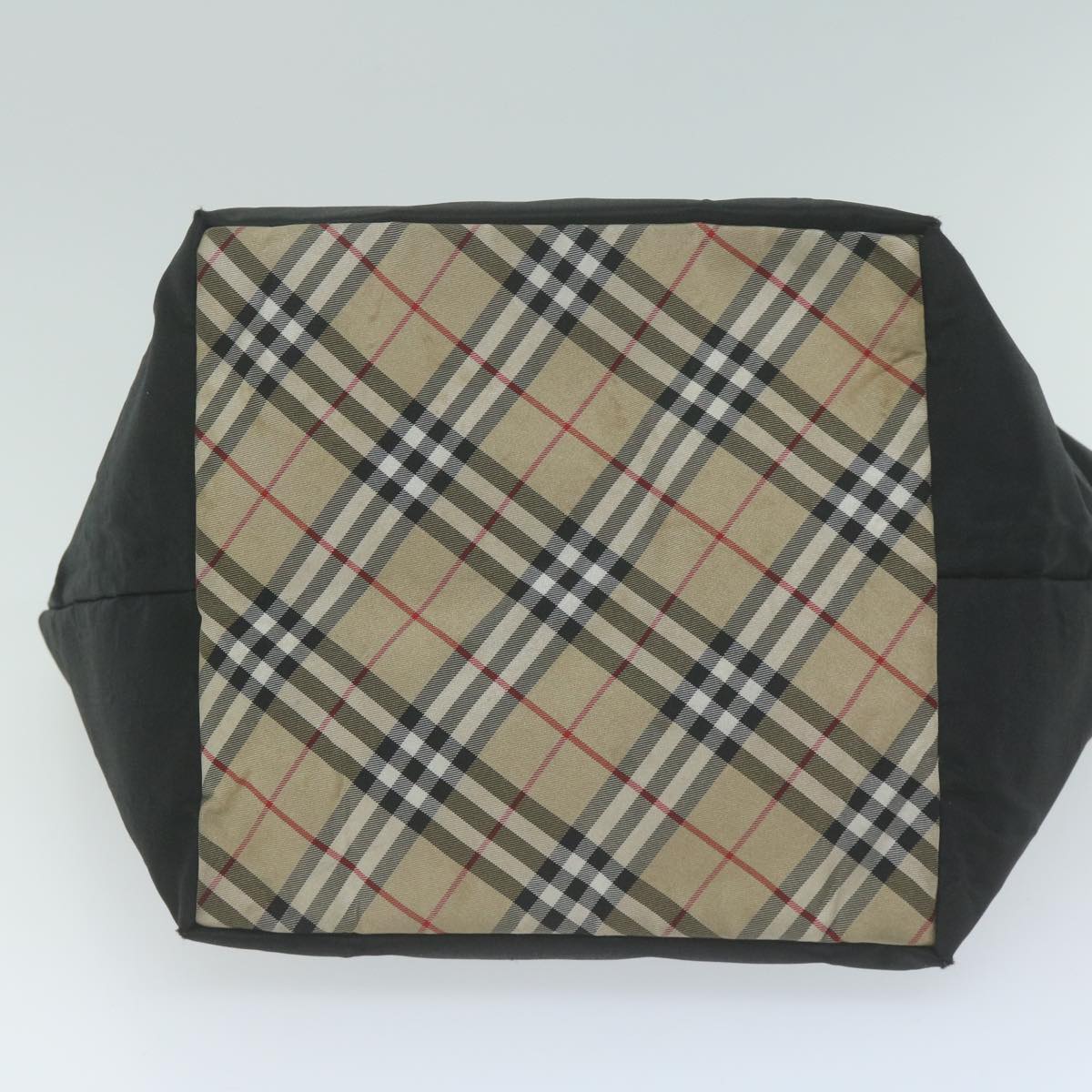Burberry Tote Bag Nylon Black Auth bs11915