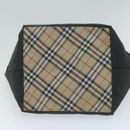 Burberry Tote Bag Nylon Black Auth bs11915