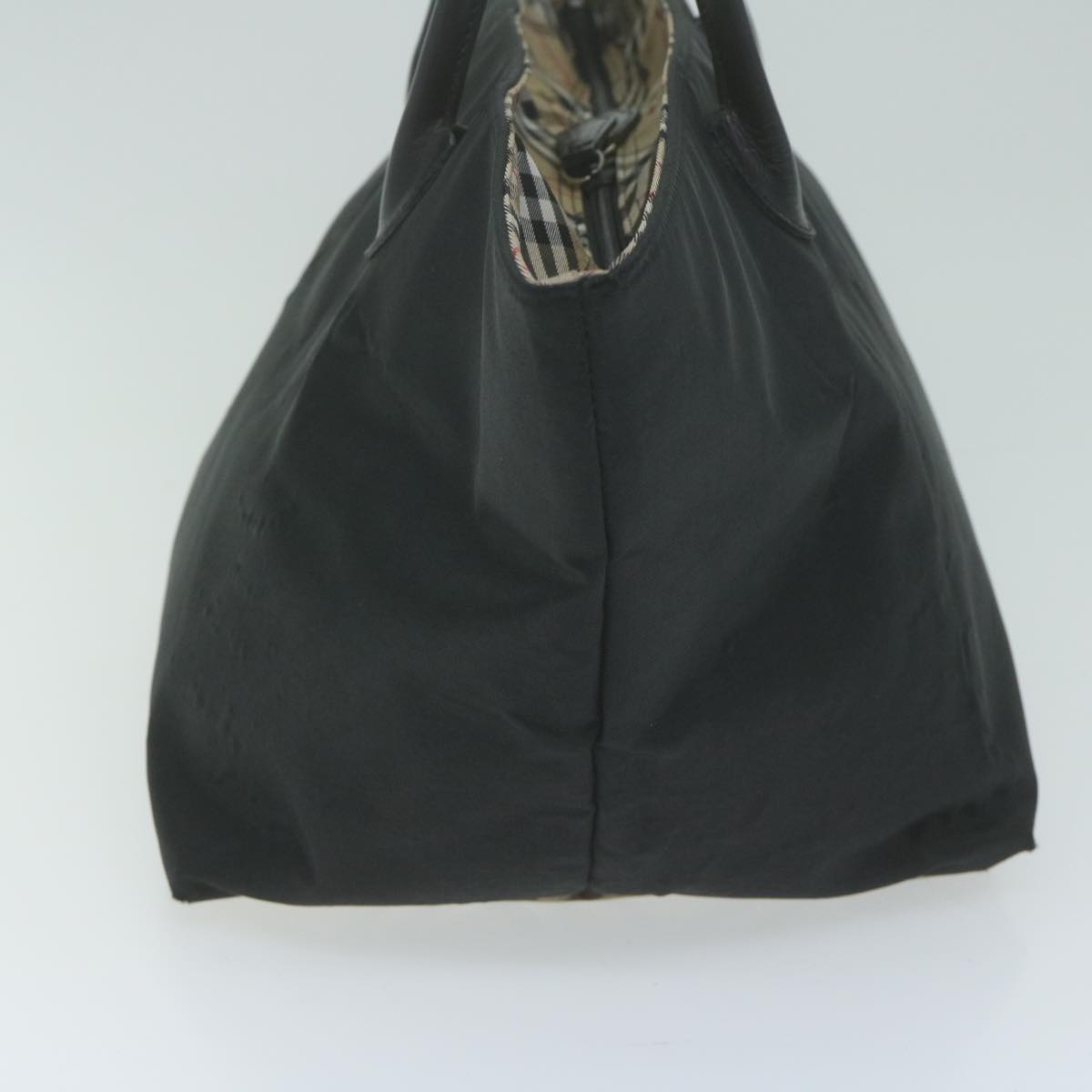 Burberry Tote Bag Nylon Black Auth bs11915