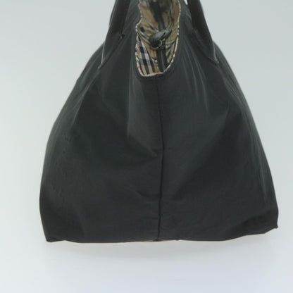 Burberry Tote Bag Nylon Black Auth bs11915