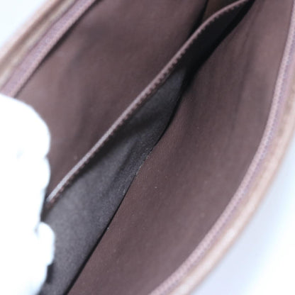 BurberrySs Nova Check Clutch Bag Canvas Beige Brown Auth bs12002