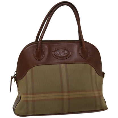 BurberrySs Hand Bag Canvas Brown Auth bs12031