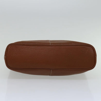 BurberrySs Hand Bag Leather Brown Auth bs12032