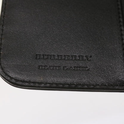 Burberry Nova Check Wallet Nylon Gray Black Auth bs12103