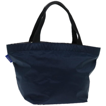 BurberrySs Blue Label Hand Bag Nylon Navy Auth bs12309