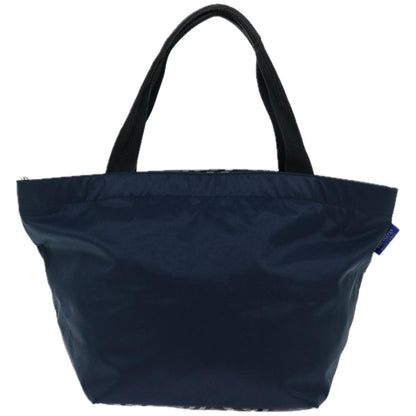 BurberrySs Blue Label Hand Bag Nylon Navy Auth bs12309